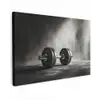 Halter - Gewichten - Zwart canvas 2cm klein -z3d