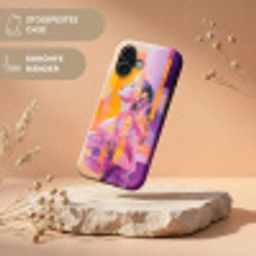Abstract - Portret - Vrouw - Kleurrijk Toughcase MagSafe Apple iPhone 17 klein -USP_RandenV_DE