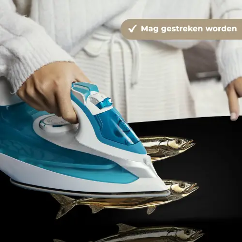 Vissen - Goud - Zwart Wandkleed katoen klein -sfeer9