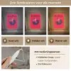 Rood - Voetbal - Abstract - Verfspatten Light Box met kabel (Kinderlampje) klein -USP_lichtkleurNL