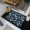 Modern - Geometrisch - Blauw Inductie beschemer met haakjes klein 777 -sfeer1