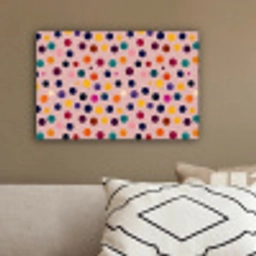 Cirkels - Patroon - Kleurrijk canvas 2cm klein 34 -sfeer3