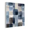 Patroon - Blauw - Vierkanten plexiglas 5mm klein -z3d