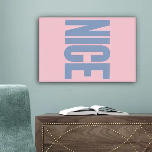 Nice - Paars - Roze canvas 2cm klein -sfeer4
