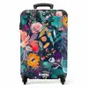 Kleurrijk - Bloemen - Kunst - Natuur - Hippie NBS - Handbagage koffer - Kinderen Unisex middel -productfoto_recht