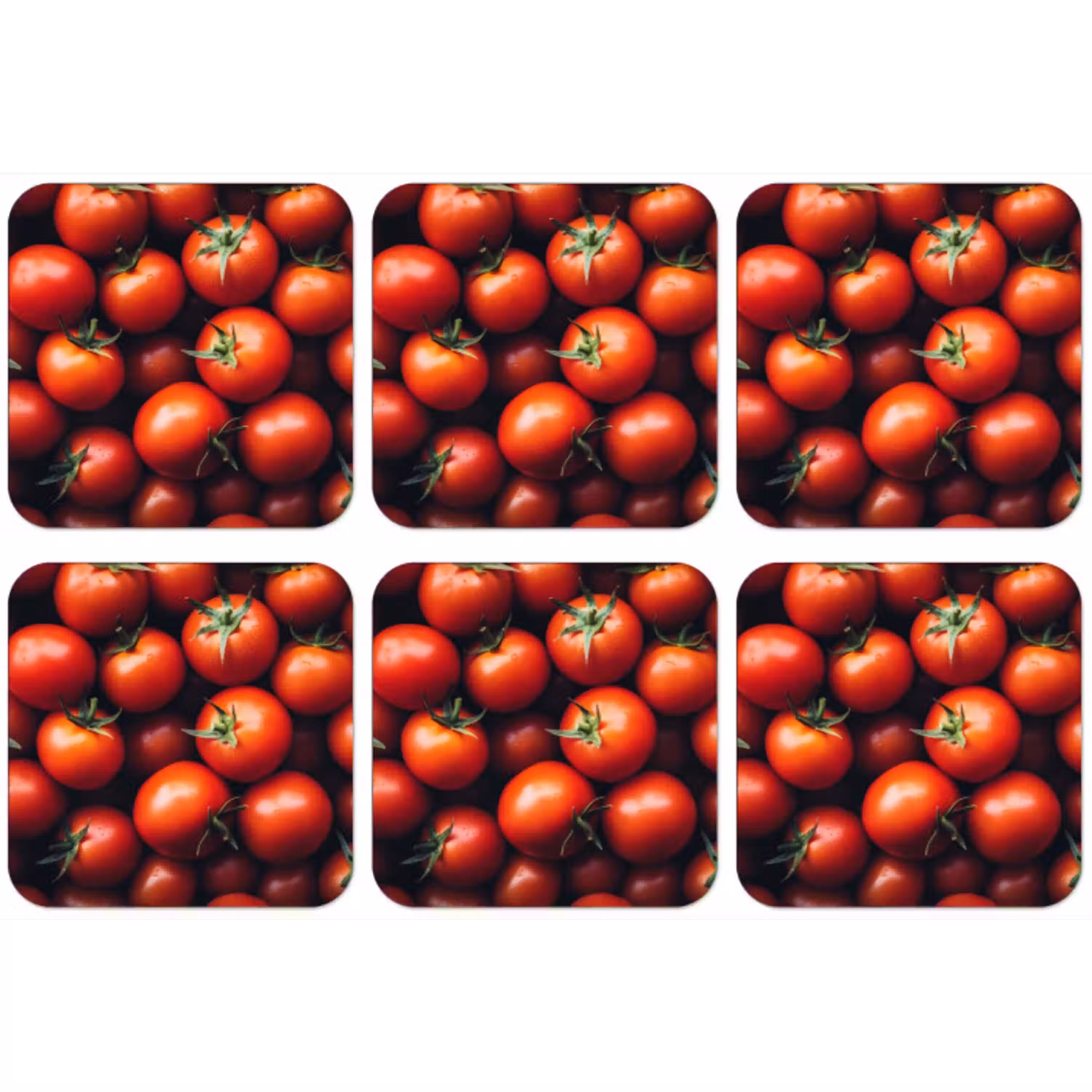 Groente - Rood - Tomaten onderzetter kurk middel -zkaufland3dotto