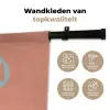 XOXO - Blauw - Perzikkleur Wandkleed katoen klein -sfeer2