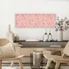 Vloeiend - Olieverf - Roze canvas 2cm klein 828 -sfeer6