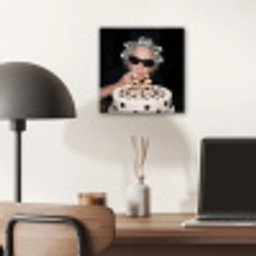Verjaardag - Krulspeld - Oma aluminium wit klein -sfeer5