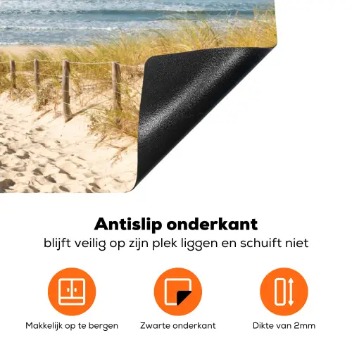 Kalmte aan de Kustlijn Inductie beschermer vinyl 3mm klein -zzzzzzz-td-onderkant