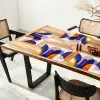 Vormen - Abstract - Grafisch - Oranje Placemat vinyl groot -zzsfeer4_Kitchenyeah-website