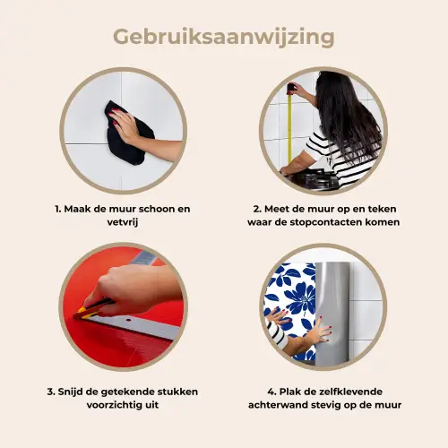 Floraal - Modern - Blauw keuken achterwand 2 middel 871 -gebruiksaanwijzing_NL