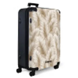 Botanisch - Patroon - Beige NBS - Large koffer - Volwassenen Unisex groot -product1