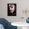 Black and Gold - Vrouw - Make up fotolijst zwart zonder passe partout klein -sfeer4