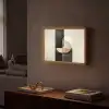 Modern - Vierkant - Vormen Light Box met batterij (Wandlamp) middel -sfeer1