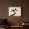 Vrouw - Hoed - Verf Light Box met batterij (Wandlamp) middel -sfeer4