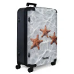 Zeesterren - Water - Helder NBS - Large koffer - Volwassenen Unisex groot -product1