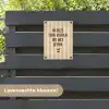 Tuin - Quote - Strepen - Zomer tuinposter los doek klein -sfeer3