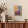 Zee - Strand - Zonsondergang - Wolken - Horizon Light Box met kabel (Tafellamp) klein -sfeer2