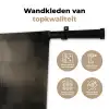 Vormen - Modern - Zwart Wandkleed katoen klein -sfeer2