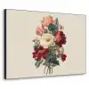 Boeket - Warme tinten - Elegant Textielframe zwart klein -3d