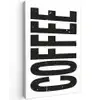 Koffie - Decoratie - Japandi - Vintage canvas 2cm klein -z3d