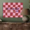 Furture - Geblokt - Rood PET vilt klein -sfeer2