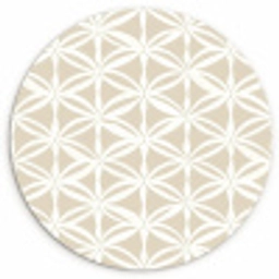 Motief - Modern - Beige Wandcirkel kunststof plaat 5mm dik klein 188 -3d