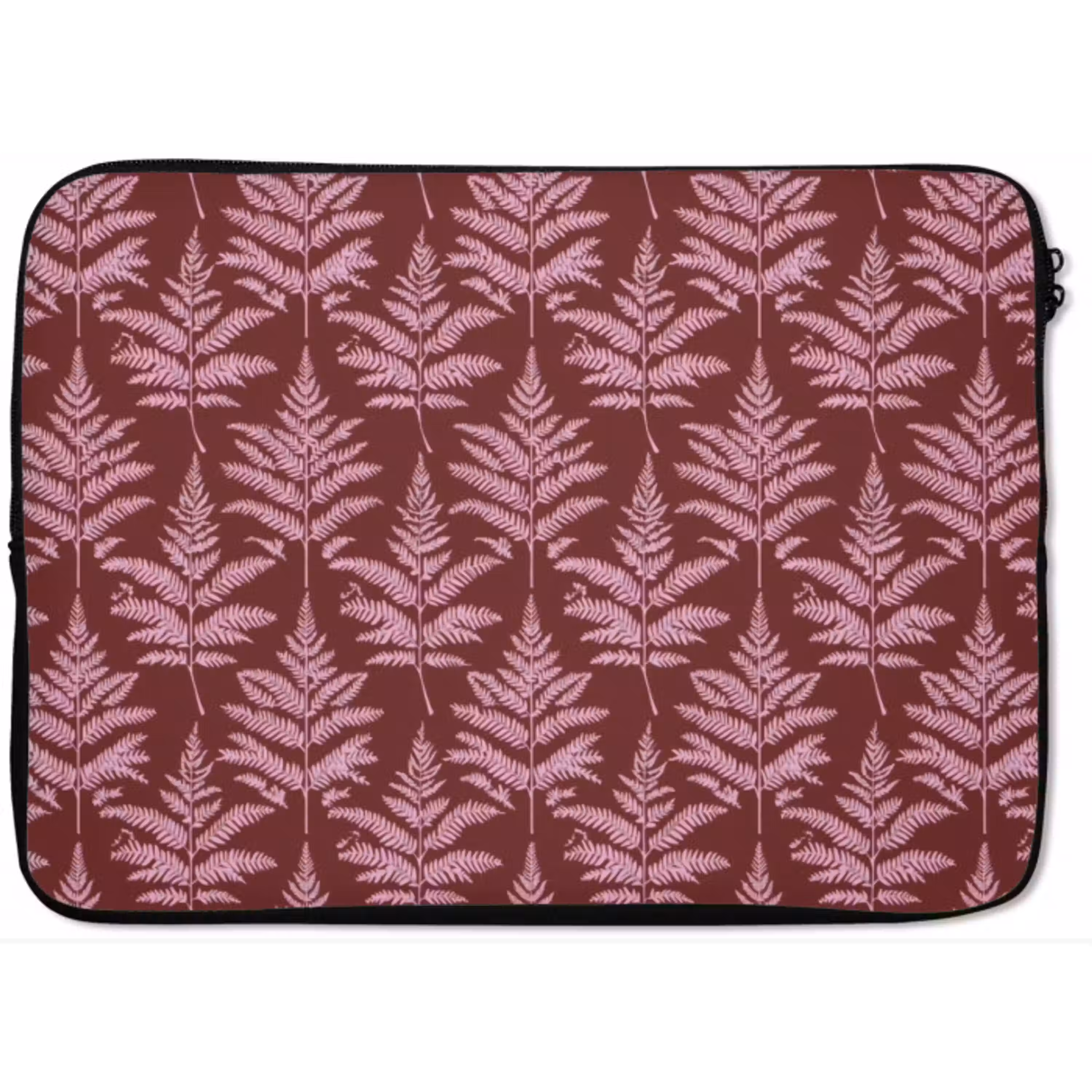 Blad - Patroon - Paars laptophoes neopreen klein 279 -zkaufland3dotto