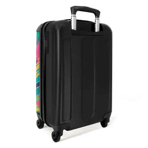 Turbo tijger NBS - Handbagage koffer - Kinderen Unisex middel -achterkant