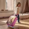 Konijntje - Bruin - Bloemen - Vlinders Kinderkoffer - Roze klein -sfeer1