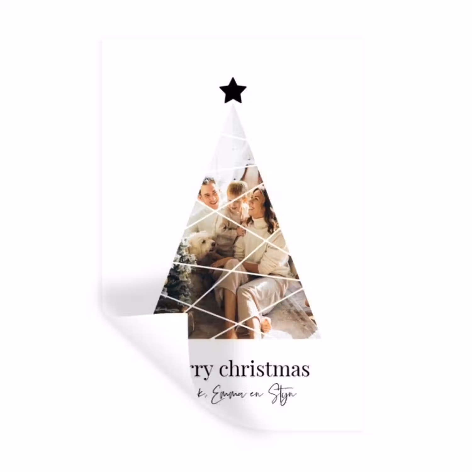 Gepersonaliseerde muursticker - Christmas - Collage