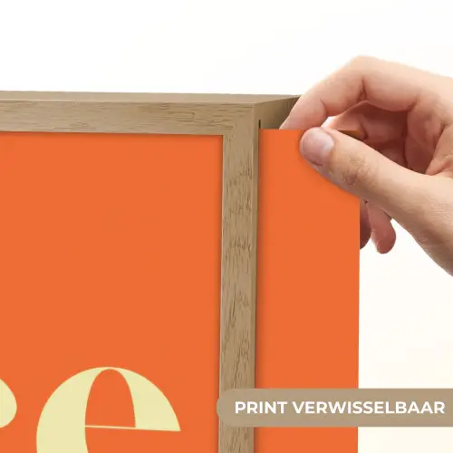 Oranje - Gebroken wit - Nice Light Box met batterij (Wandlamp) middel -USP_websiteprintNL