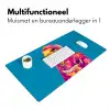 Bloemenkrans - Hagedis - Kimono - Paars Muismat XXL klein -sfeer4