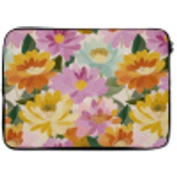 Lelies - Aquarel - Pastel laptophoes neopreen klein 279 -zkaufland3dotto