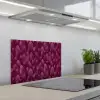 Bladeren - Patroon - Burgundy keuken achterwand spatscherm klein 900 -3d_schuin