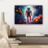 Astronaut - Neon - Meteoriet - Neon canvas 2cm klein -sfeer6