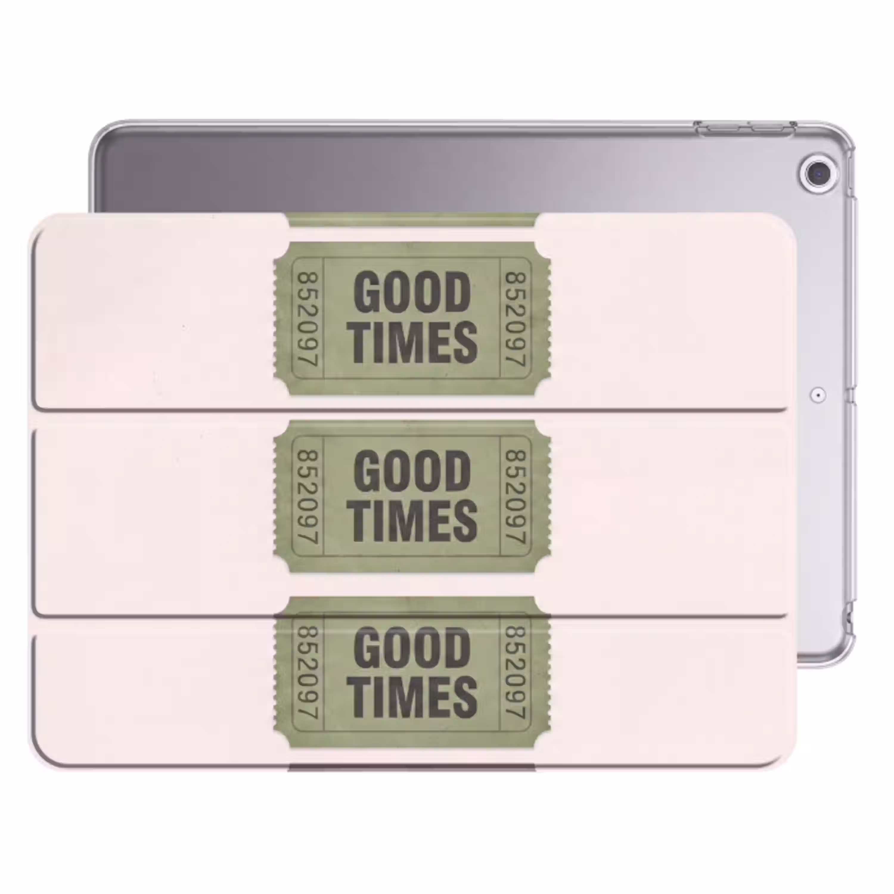 Kaartje - Vintage - Groen - Evenement - Collectie Apple iPad 2017 middel -threedimensional_3d_global