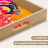 Vrouw - Zonnebril - Abstract - Oranje Dienblad Rechthoek middel -USP_HandgreepNL