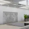 Patroon - Grijs - Oud - Beton keuken achterwand spatscherm klein 900 -3d_schuin