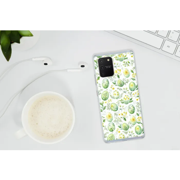 Patroon - Groen - Eieren Telefoonhoesje Samsung Galaxy S10 Lite klein -oordopS10Lite