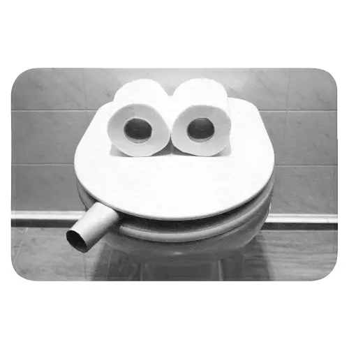 WC - Bril - Grappig - Toilet WCmat klein -3d