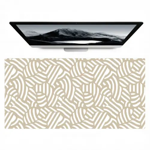 Abstract - Modern - Beige Muismat XXL klein 681 -zzz3d