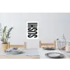 Japandi - Sushi - Zwart - Vintage Muursticker klein -eettafel