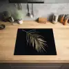 Gouden palmblad Inductie beschermer vinyl 3mm klein -sfeer5