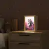 Paard - Dieren - Meisje - Roze Light Box met kabel klein -sfeer1_kind