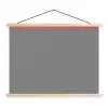 Illustratie - Vogels - Abstract - Roze textielposter latten blank klein -3d