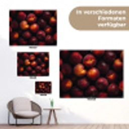 Fruit - Close up - Nectarines tuinposter los doek klein -Xsfeer9_DE