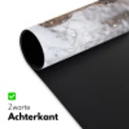 Hert - Sneeuw - Bos - Dieren - Vertederend Muismat XXL klein -sfeer2