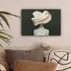 Vrouw - Beige - hoed canvas 2cm klein -sfeer1